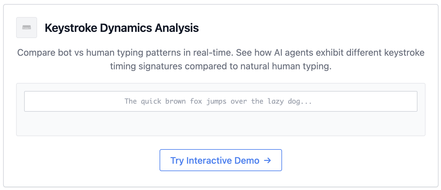 Keystroke analysis